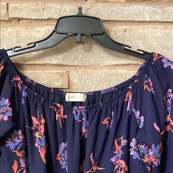 Altar'd State Purple floral off the shoulder dress Size S - Picture 3 of 9